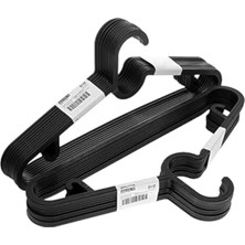 Askı Dolap Içi Elbise Askısı,pantolon,gömlek,ceket,etek Askısı,gardrop Için Slim Plastik Askı (10 Adet)()