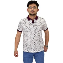 Erkek Polo Yaka Baskılı Pike Tişört 10600 BGL-ST04539