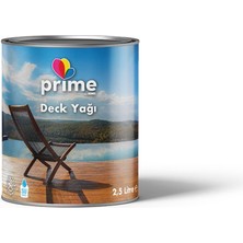 Prime Deck Yağı - Su Bazlı Deck ve Bahçe Mobilyaları Için Ahşap Renklendirici Yağ