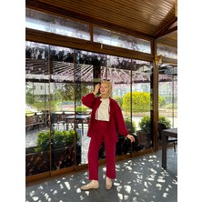 Biye Bağlamalı Tunik Pantolon Takım