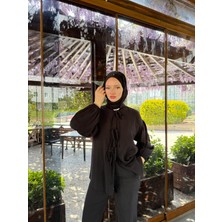 Biye Bağlamalı Tunik Pantolon Takım