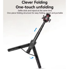 650MM Uzun Büyük Boy Sasi Alüminyum Alagim Kutup Topu Kafa Teleskopik Tripod Standi Selfie Sopa