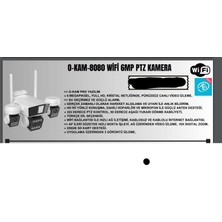 O-KAM-8080 Wifi 6mp Ptz 3 Lens Ip Kamera