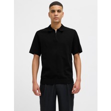 Jprblamılano Sprıng Knıt Polo Ss Sn Black