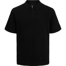 Jprblamılano Sprıng Knıt Polo Ss Sn Black