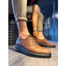 Klasik Erkek Ayakkabı 001 Taba (Siyah Taban)