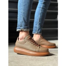 Up Shop Knack Yüksek Taban Günlük Ayakkabı Tırtıklı 041 Taba