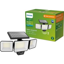 Outdoor Solar Nysil Duvar Işığı, 8.7W, Hareket Senasörü, 5000K, IP44 Hava Koşullarına Dayanıklı