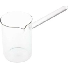 Büro Ev Ofis Kahve Keyfi Için Borasilikat Cam Isıya Dayanıklı Cezve