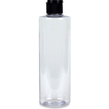 Ziylan 150 ml Plastik Şefaf Fliptop Kapak Şişe, 12 Adet, Kozmetik Şişe