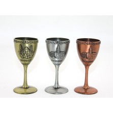 ForWhat Büro Ev Ofis Hediyesi Için Metal Bardak Istanbul Hatırası Motif Kadeh