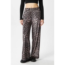 Leopar Desen Pantolon