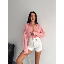 Çizgili Oversize Gömlek