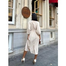 Ayrobin Midi Elbise