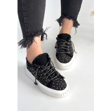 Guja Siyah Kot Bağcıklı Spor Ayakkabı