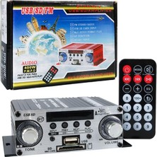 Magicvoice YW-191L 12 Volt 100 Watt Motosiklet Bluetooth Amfi Usb/sd 2 Kanal Pazarcı - Anfi (125X95X40MM)
