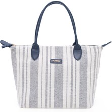 Fossil Kanvas Lacivert Kadın Omuz Çantası 05fm25y1235