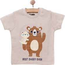 Hellobaby Basic Erkek Ayıcık Baskılı Tshirt Erkek Bebek
