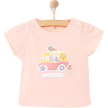 Hellobaby Basic Baskılı  Tshirt Kız Bebek