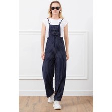 Ip Askılı Beli Lastikli Tulum