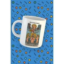 Tontilika Kartura Koleksiyonu – Tarot Mahkeme Kartı Özel Tasarım Kupa Bardak