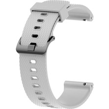 Ardemix Galaxy Watch 42MM Krd-46 20MM Uyumlu Kordon Zore - Gri