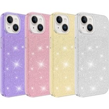 Ardemix Apple iPhone 14 Kılıf Ardx Shining Silikon-Mor