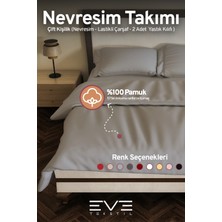 Ranforce Çarşaflı Yastık Ve Yorgan Kılıflı Çift Kişilik Nevresim Takımı 200x220 Cm