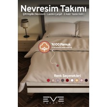 Ranforce Çarşaflı Yastık Ve Yorgan Kılıflı Çift Kişilik Nevresim Takımı 200x220 Cm