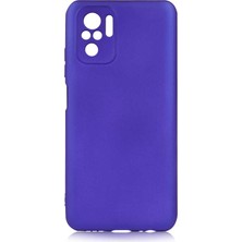 Ardemix Xiaomi Redmi Note 10S Kılıf Ardx Premier Silikon Kapak-Saks Mavi