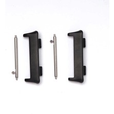 Ardemix Oppo Watch 46MM 22MM Metal Kordon Dönüştürücü Zore - Siyah