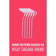 Glimo Açılı Arayüz Fırçası 5’li Xs | Dar Diş Araları Için Hassas Temizlik | Diş Eti Dostu, Plak Karşıtı