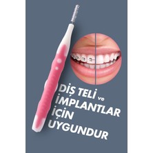 Glimo Arayüz Fırçası 6'lı | Derin Diş Arası Temizlik, Plak & Bakteri Karşıtı | Hassas Diş Eti Dostu Xs