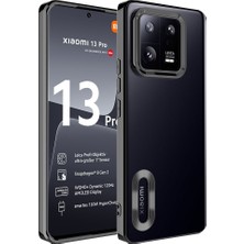 Ardemix Xiaomi Mi 13 Pro Kılıf Kamera Korumalı Logo Gösteren Ardx Omega Kapak-Siyah