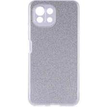 Ardemix Xiaomi Mi 11 Lite Kılıf Ardx Shining Silikon-Gri