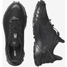 Salomon Supercross 4 Gore-Tex Kadın Koşu Ayakkabısı - Siyah