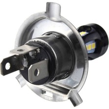 Stellar3 H4 Motosiklet 3030 LED Hi-Lo Işın Far Başkanı Işık Lambası Ampul 6500K 12-24V (Yurt Dışından)