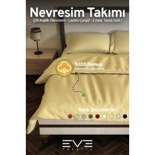 Ranforce Çarşaflı Yastık Ve Yorgan Kılıflı Çift Kişilik Nevresim Takımı 200x220 Cm