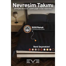 Ranforce Çarşaflı Yastık Ve Yorgan Kılıflı Çift Kişilik Nevresim Takımı 200x220 Cm