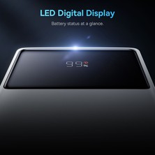 Baseus Star-Lord Overseas Edition 22.5W 10.000 Mah Dijital Ekranlı Powerbank Beyaz