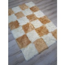 Yamalı Home Style Peluş Post Halı 120X180 cm