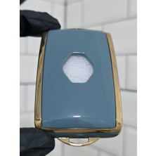 Barkas Elektronik Renault Austral Megane E-Tech Clio Megane 4 Captur Kadjar Talisman Nano Anahtar Kılıfı Gri