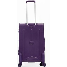 Albatros Hibrit Pp+Kumaş Valiz D.purple 24 Orta Boy