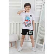 New Kids Sonic Baskılı Erkek Çocuk Şortlu Takım