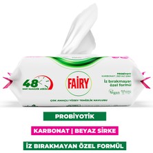 Fairy Çok Amaçlı Yüzey Temizlik Havlusu 100 Yaprak | Lilyum Çiçeği| Beyaz Sirke & Karbonat