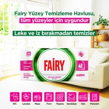 Fairy Çok Amaçlı Yüzey Temizlik Havlusu 100 Yaprak | Lilyum Çiçeği| Beyaz Sirke & Karbonat