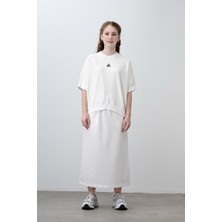 Loco Loco Kız Çocuk Oversıze Tshırt Etekli 2'li Takım