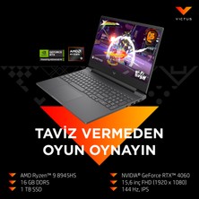 HP Victus 15-FB3006NT AMD Ryzen 9 8945HS 16GB 1TB SSD RTX4060 Freedos 15.6" Taşınabilir Bilgisayar B82WCEA
