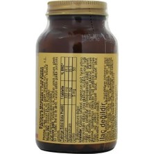 Solgar Kalsiyum Magnezyum Plus Zinc 100 Tablet