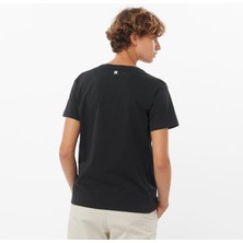 Salomon Logo Kadın Tişört - Siyah